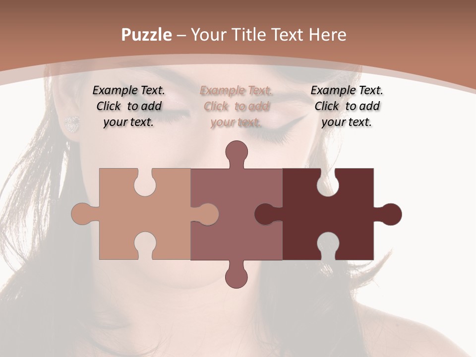 Beautiful Teenage Girl In 1950'S Rockabilly Fashion Polka Dot Dress, Hair And Makeup PowerPoint Template