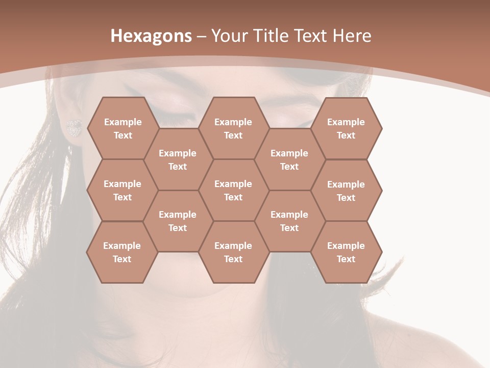 Beautiful Teenage Girl In 1950'S Rockabilly Fashion Polka Dot Dress, Hair And Makeup PowerPoint Template