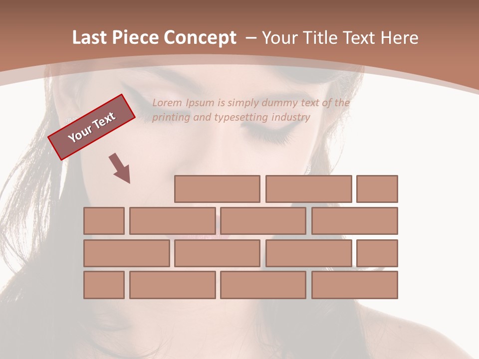 Beautiful Teenage Girl In 1950'S Rockabilly Fashion Polka Dot Dress, Hair And Makeup PowerPoint Template