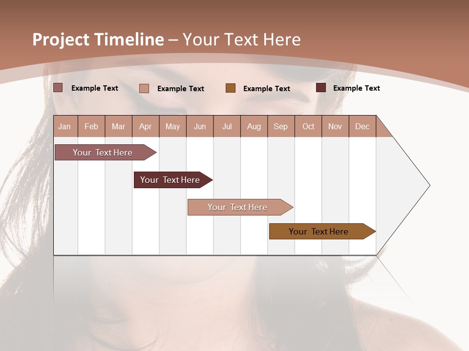 Beautiful Teenage Girl In 1950'S Rockabilly Fashion Polka Dot Dress, Hair And Makeup PowerPoint Template