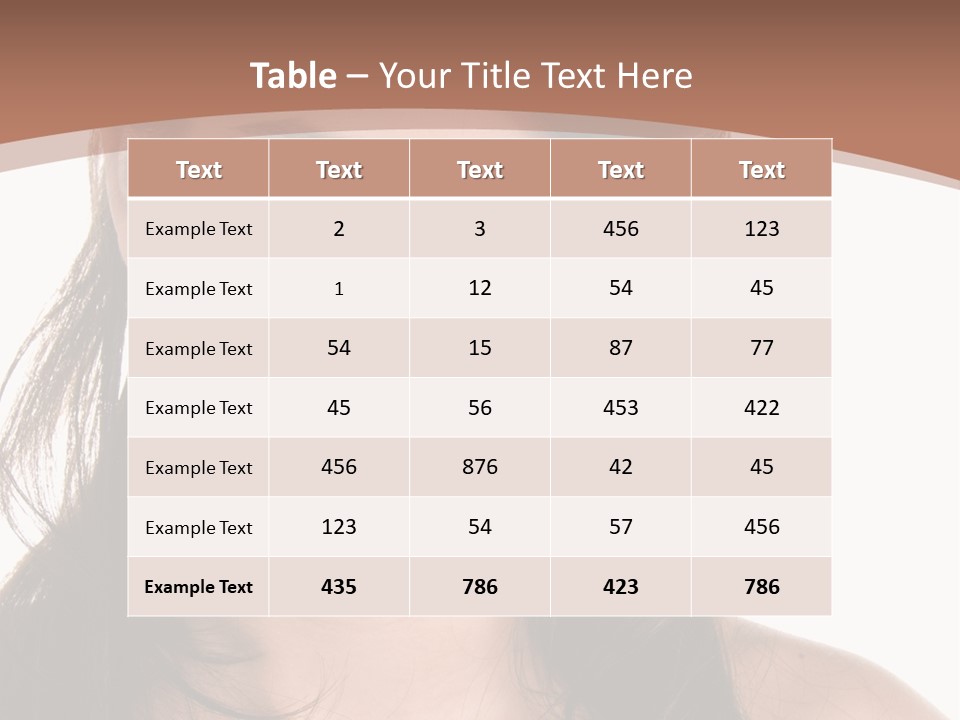 Beautiful Teenage Girl In 1950'S Rockabilly Fashion Polka Dot Dress, Hair And Makeup PowerPoint Template