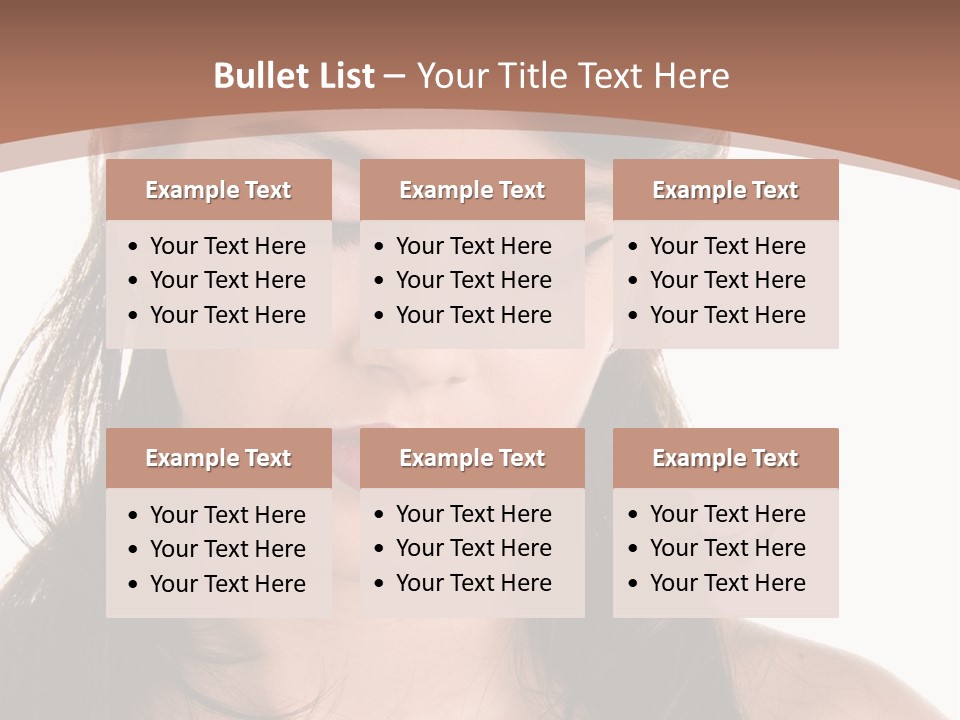 Beautiful Teenage Girl In 1950'S Rockabilly Fashion Polka Dot Dress, Hair And Makeup PowerPoint Template