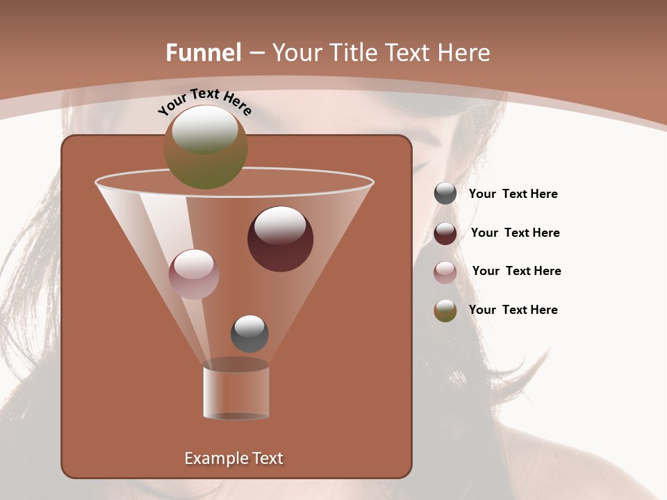 Beautiful Teenage Girl In 1950'S Rockabilly Fashion Polka Dot Dress, Hair And Makeup PowerPoint Template