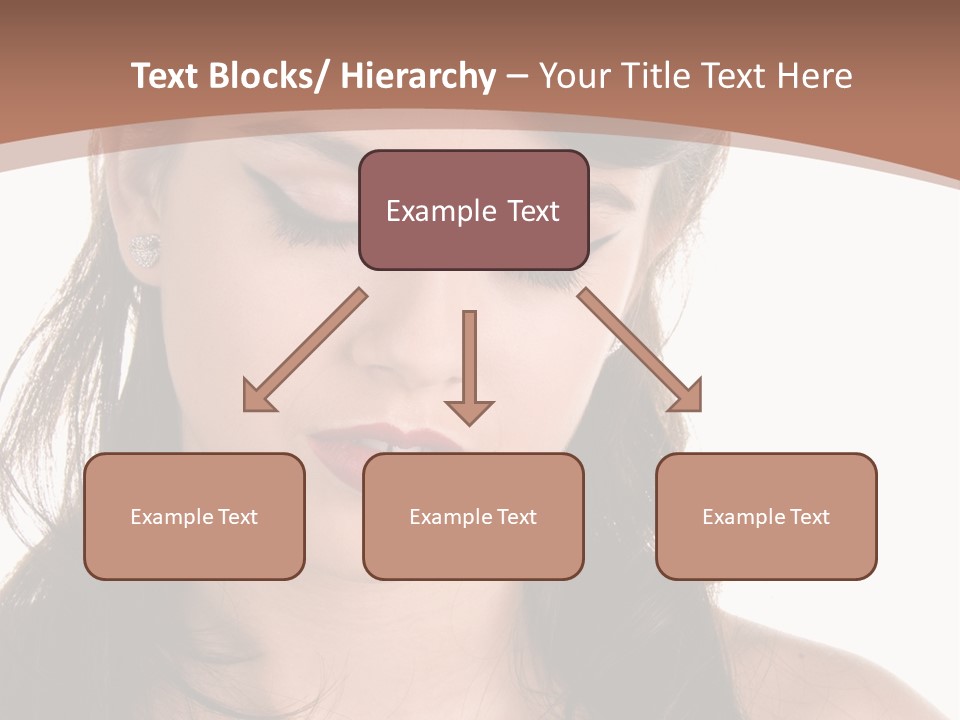 Beautiful Teenage Girl In 1950'S Rockabilly Fashion Polka Dot Dress, Hair And Makeup PowerPoint Template