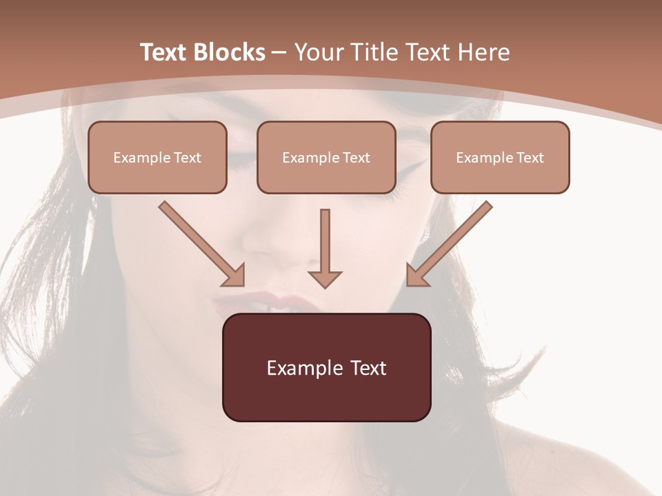 Beautiful Teenage Girl In 1950'S Rockabilly Fashion Polka Dot Dress, Hair And Makeup PowerPoint Template