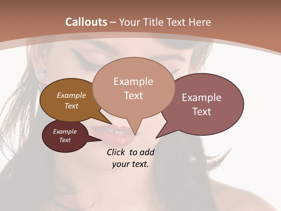 Beautiful Teenage Girl In 1950'S Rockabilly Fashion Polka Dot Dress, Hair And Makeup PowerPoint Template