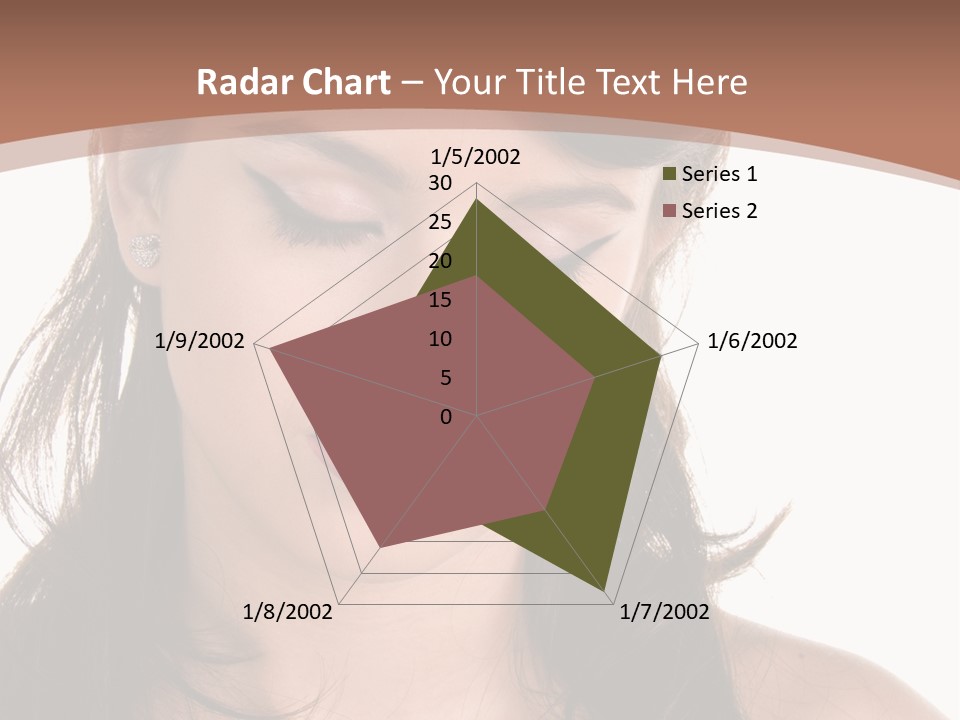 Beautiful Teenage Girl In 1950'S Rockabilly Fashion Polka Dot Dress, Hair And Makeup PowerPoint Template