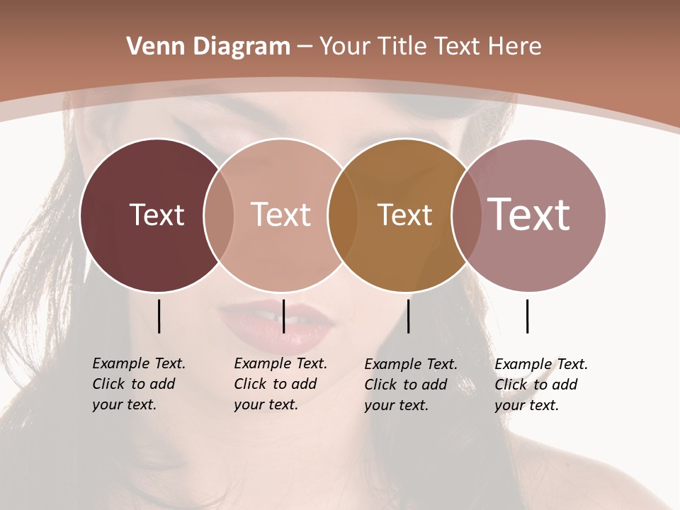 Beautiful Teenage Girl In 1950'S Rockabilly Fashion Polka Dot Dress, Hair And Makeup PowerPoint Template