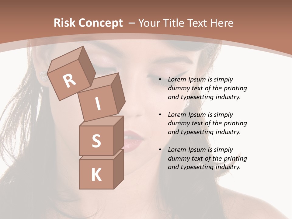 Beautiful Teenage Girl In 1950'S Rockabilly Fashion Polka Dot Dress, Hair And Makeup PowerPoint Template