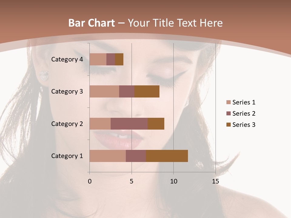 Beautiful Teenage Girl In 1950'S Rockabilly Fashion Polka Dot Dress, Hair And Makeup PowerPoint Template