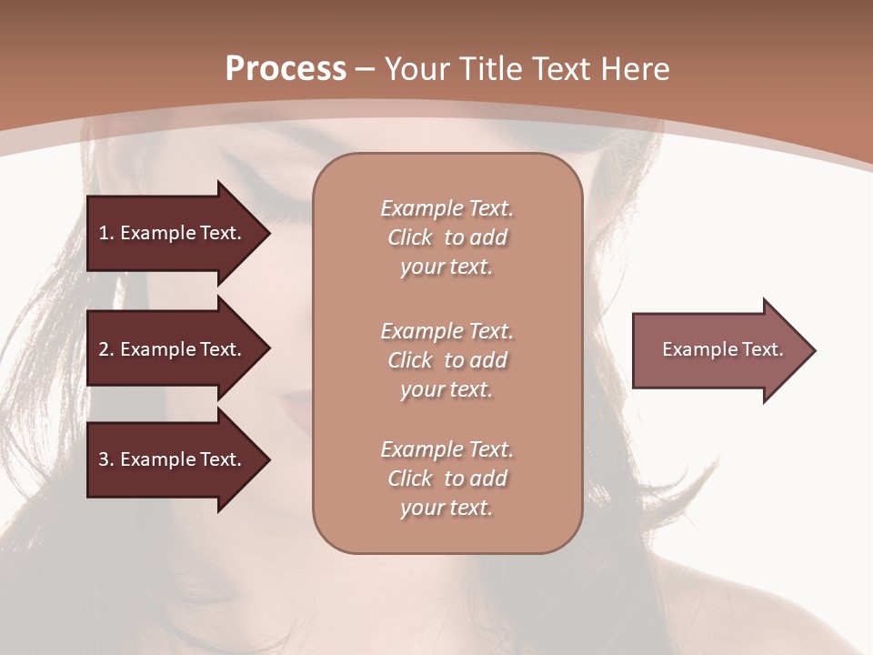 Beautiful Teenage Girl In 1950'S Rockabilly Fashion Polka Dot Dress, Hair And Makeup PowerPoint Template