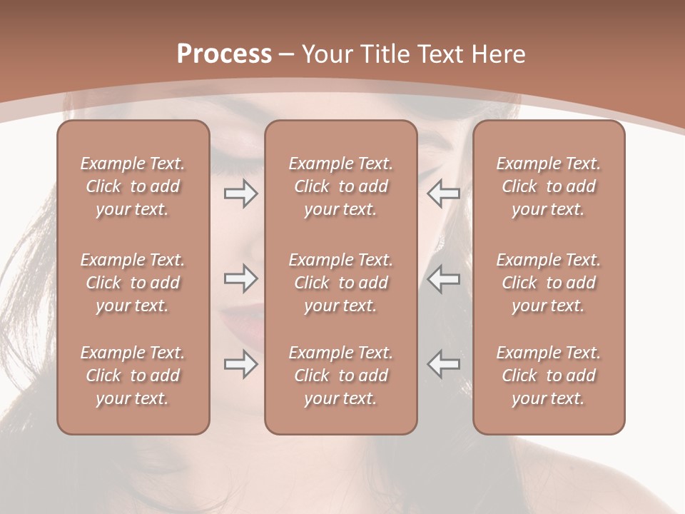 Beautiful Teenage Girl In 1950'S Rockabilly Fashion Polka Dot Dress, Hair And Makeup PowerPoint Template