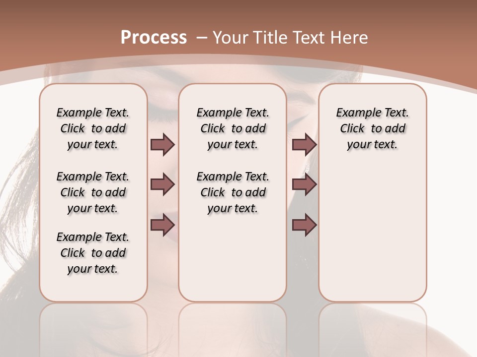 Beautiful Teenage Girl In 1950'S Rockabilly Fashion Polka Dot Dress, Hair And Makeup PowerPoint Template