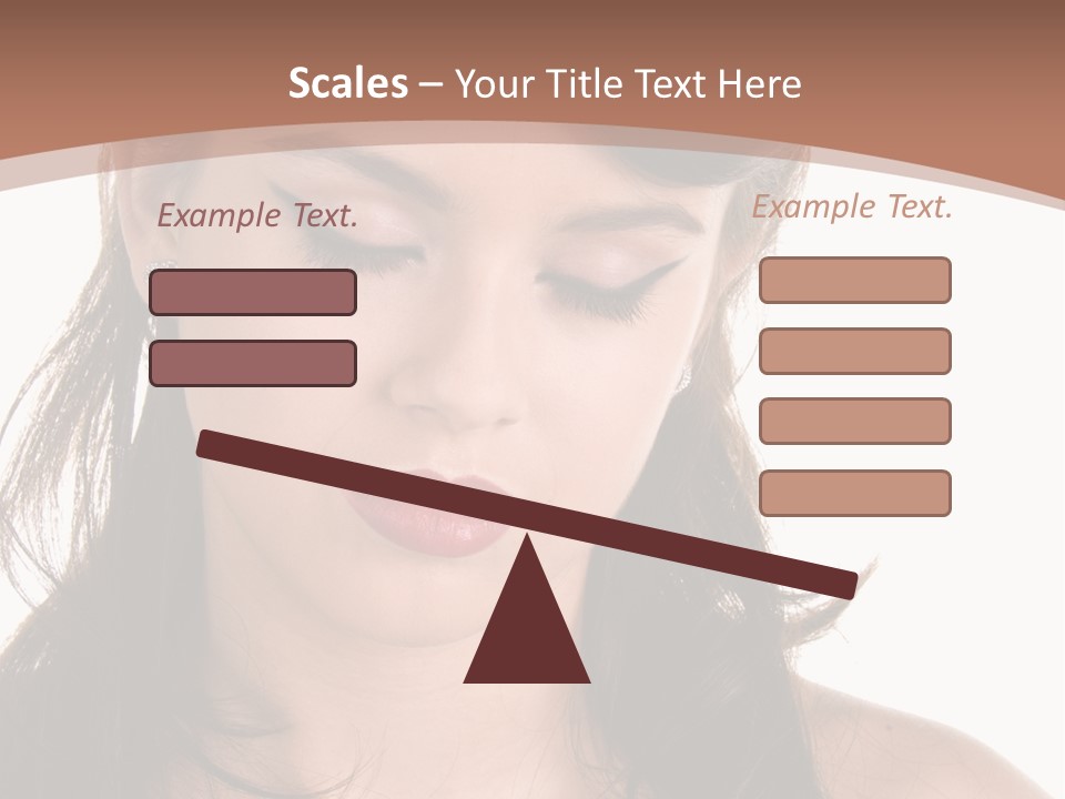 Beautiful Teenage Girl In 1950'S Rockabilly Fashion Polka Dot Dress, Hair And Makeup PowerPoint Template