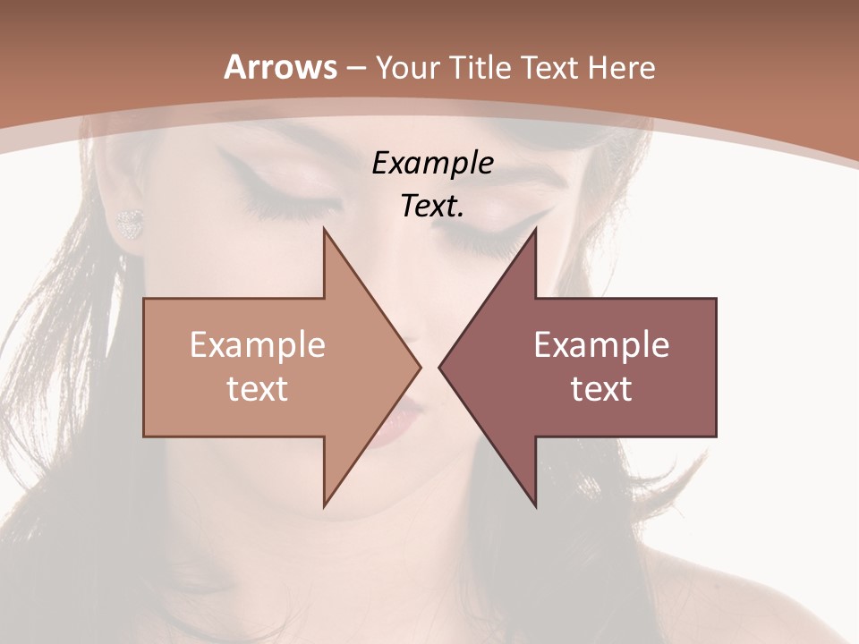 Beautiful Teenage Girl In 1950'S Rockabilly Fashion Polka Dot Dress, Hair And Makeup PowerPoint Template