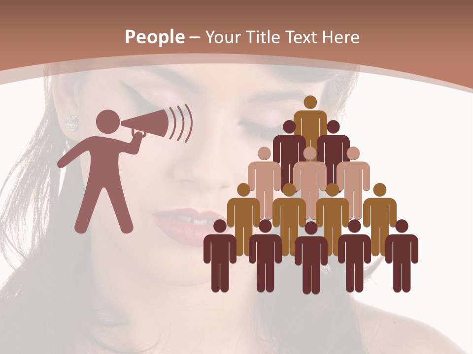 Beautiful Teenage Girl In 1950'S Rockabilly Fashion Polka Dot Dress, Hair And Makeup PowerPoint Template