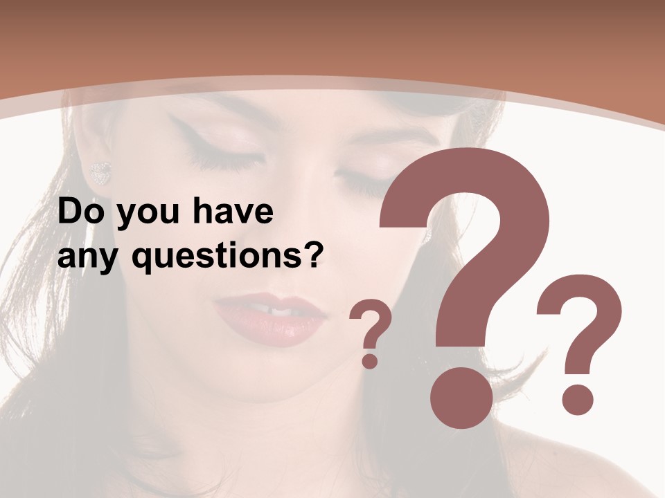 Beautiful Teenage Girl In 1950'S Rockabilly Fashion Polka Dot Dress, Hair And Makeup PowerPoint Template