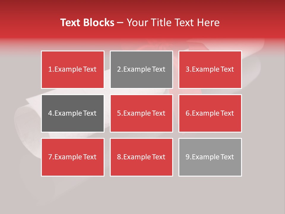 Diploma With A Red Silk Ribbon, Isolated On Black Background. PowerPoint Template