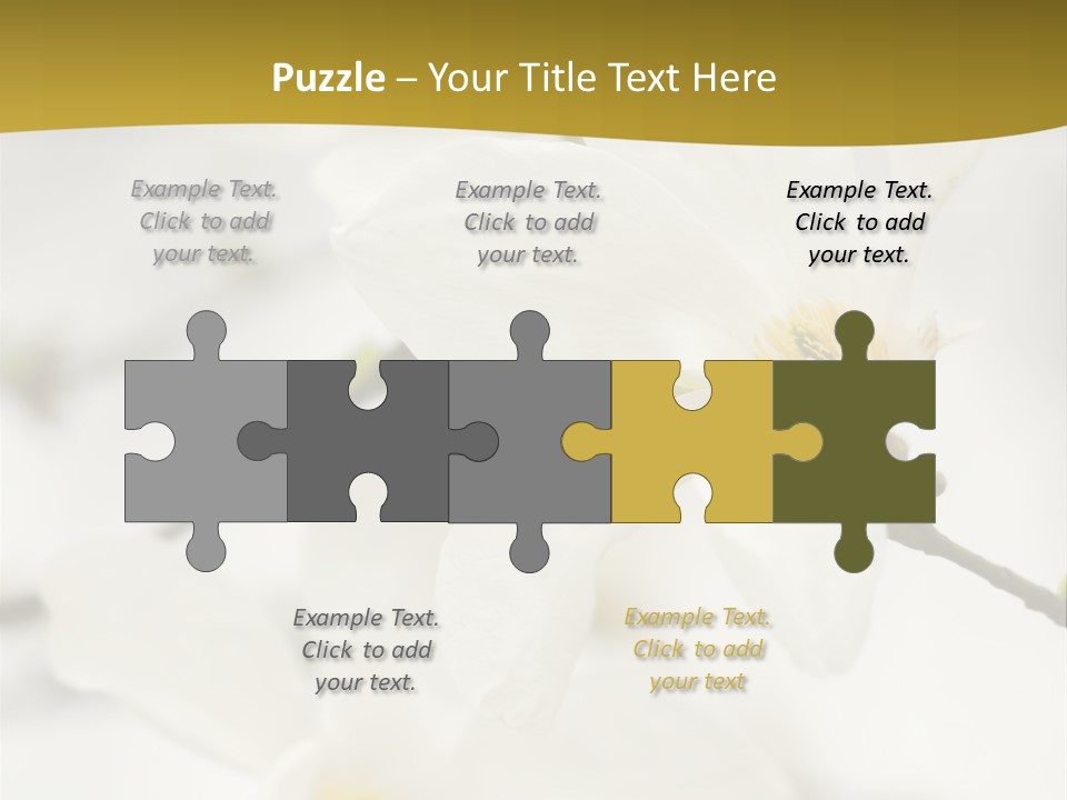 Magnolia Flowers PowerPoint Template