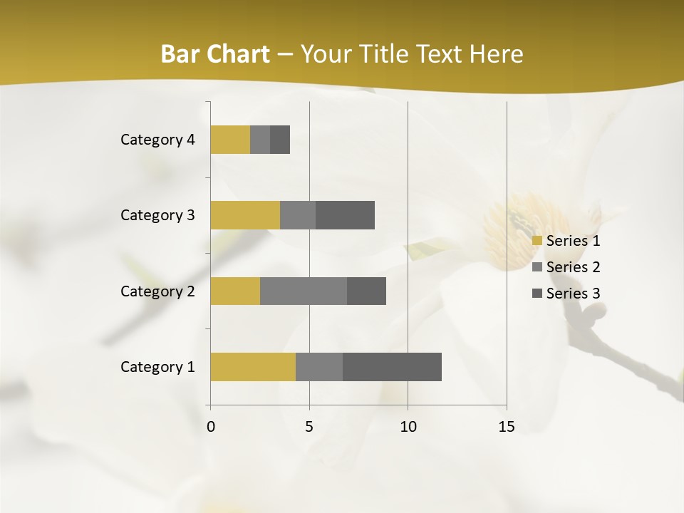 Magnolia Flowers PowerPoint Template