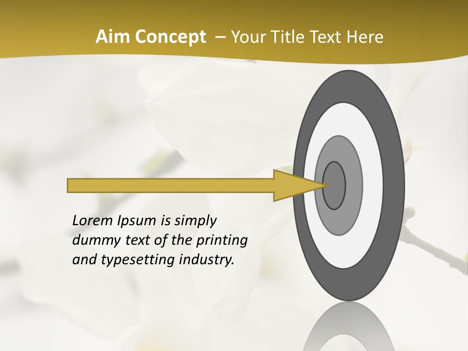 Magnolia Flowers PowerPoint Template