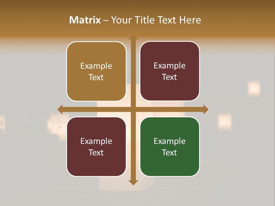 Luminaries At Night PowerPoint Template