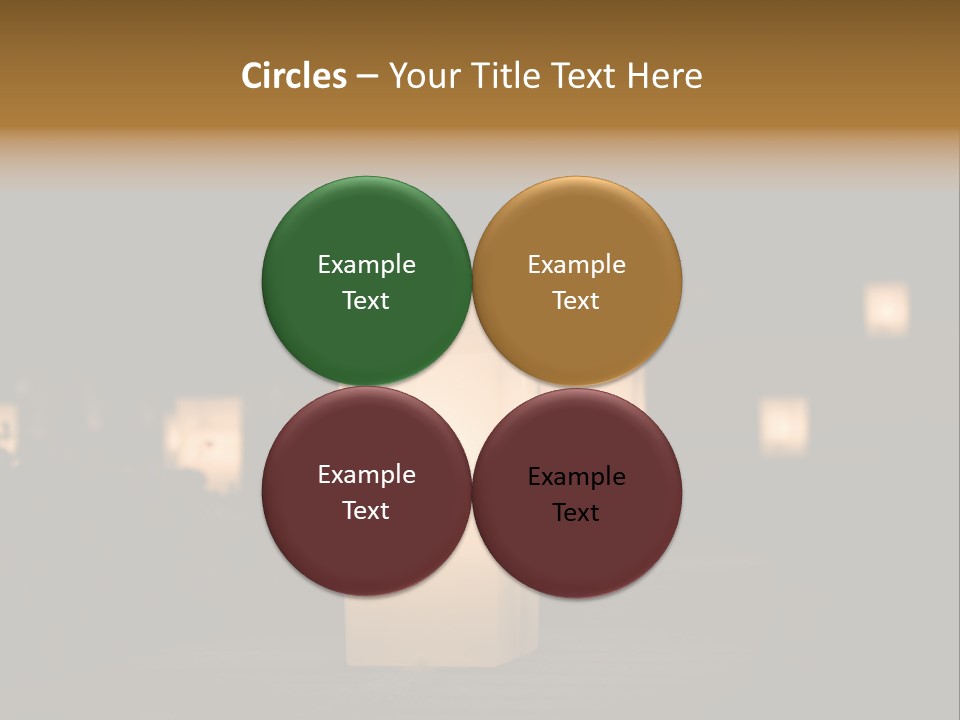 Luminaries At Night PowerPoint Template