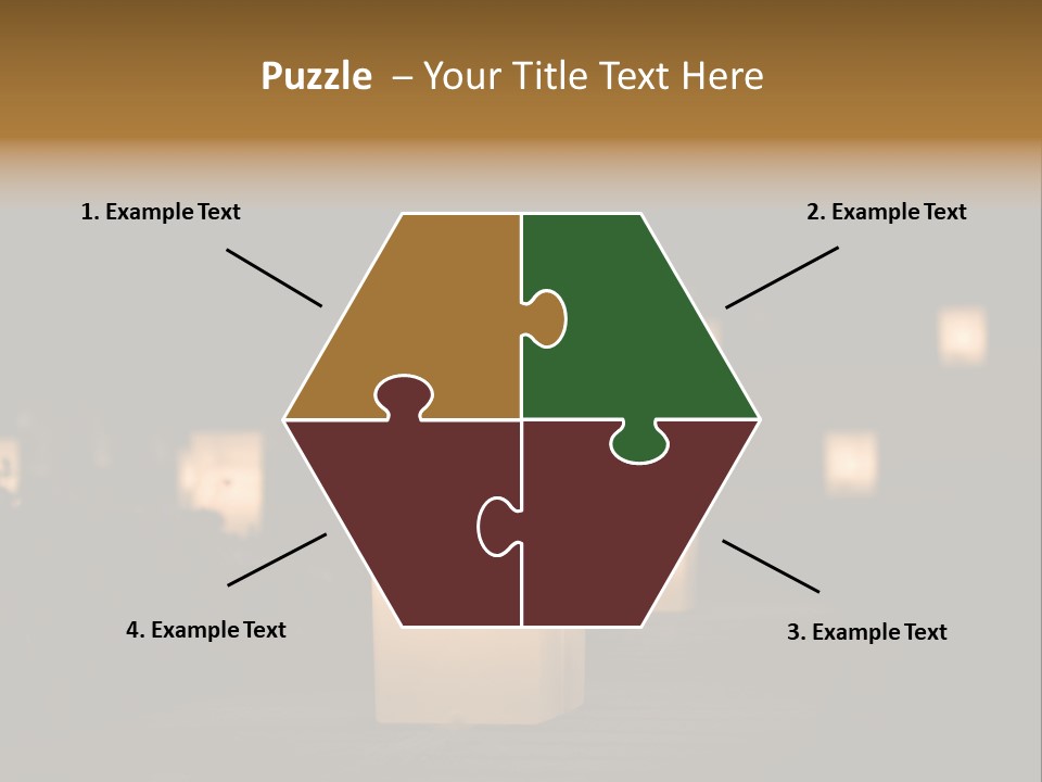 Luminaries At Night PowerPoint Template