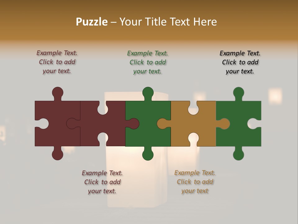 Luminaries At Night PowerPoint Template
