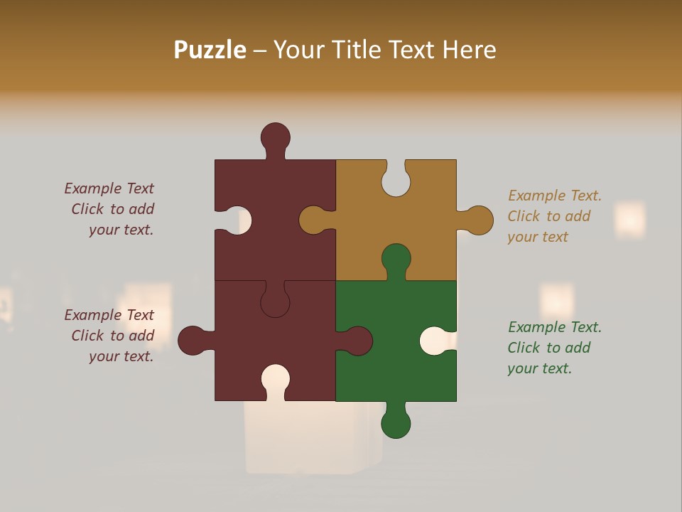 Luminaries At Night PowerPoint Template