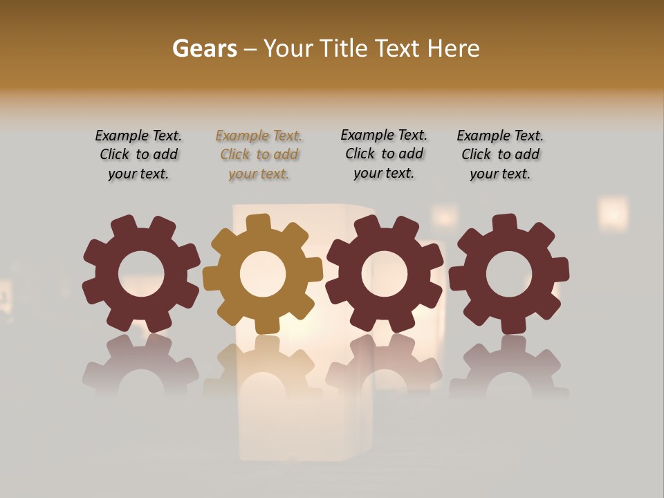 Luminaries At Night PowerPoint Template