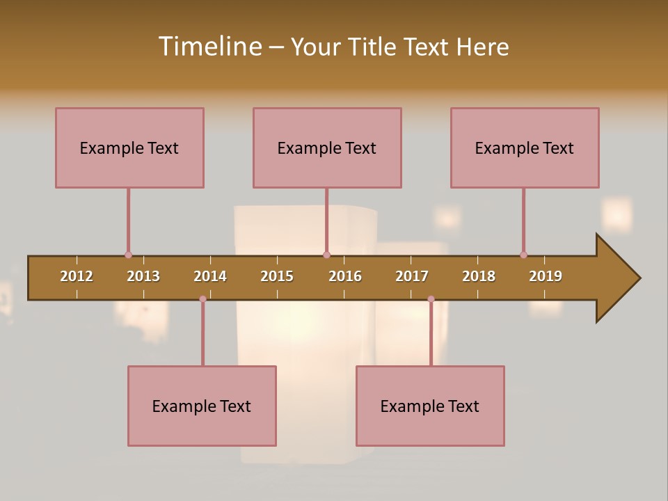 Luminaries At Night PowerPoint Template
