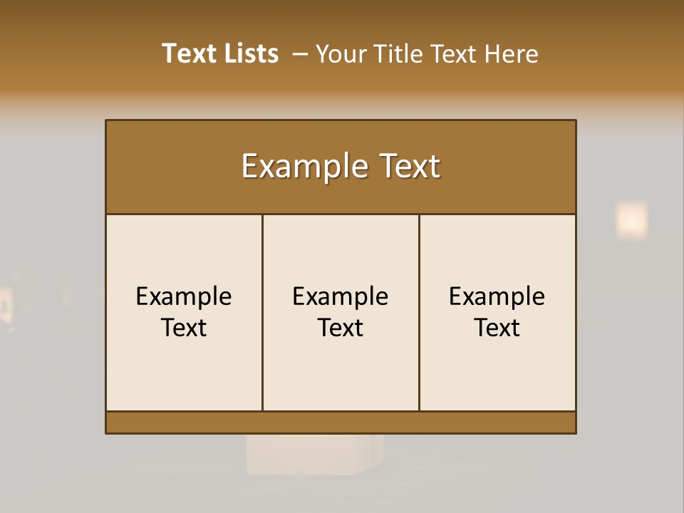 Luminaries At Night PowerPoint Template