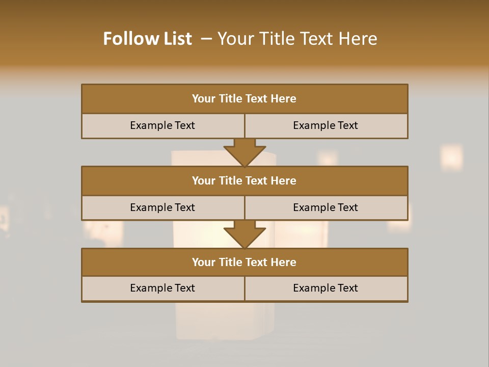 Luminaries At Night PowerPoint Template