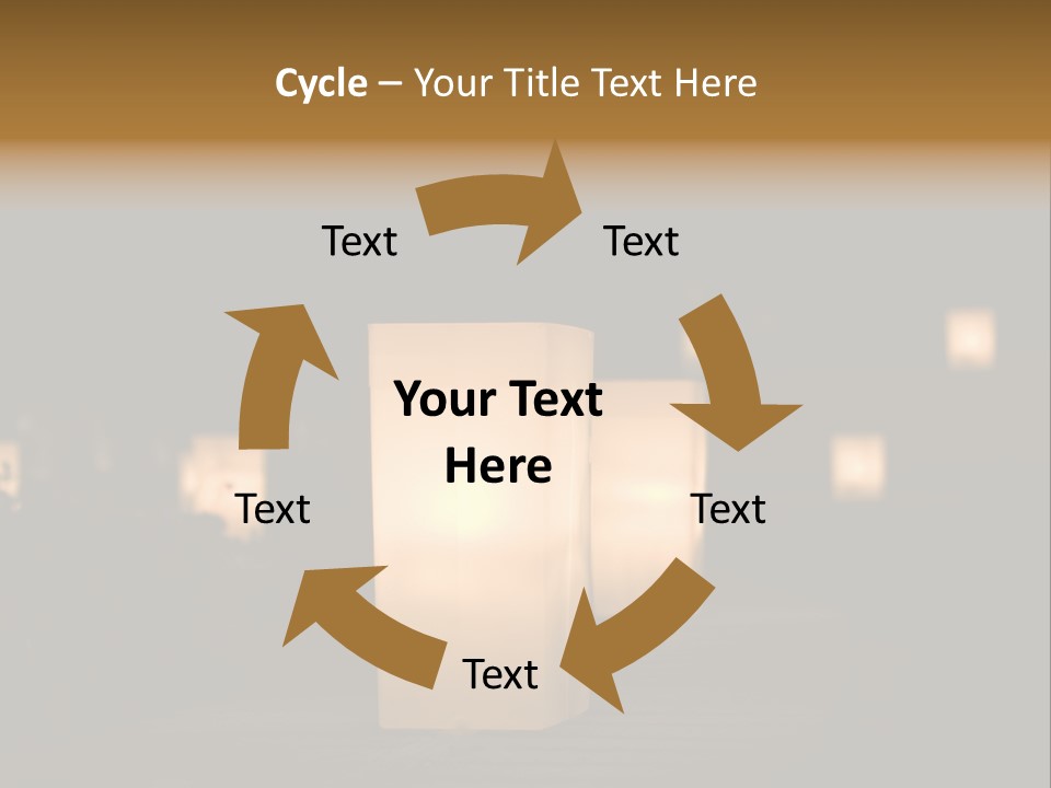 Luminaries At Night PowerPoint Template