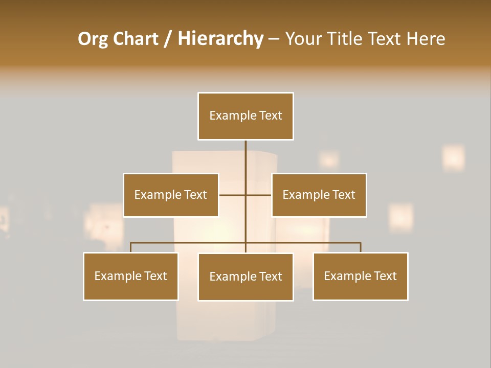 Luminaries At Night PowerPoint Template
