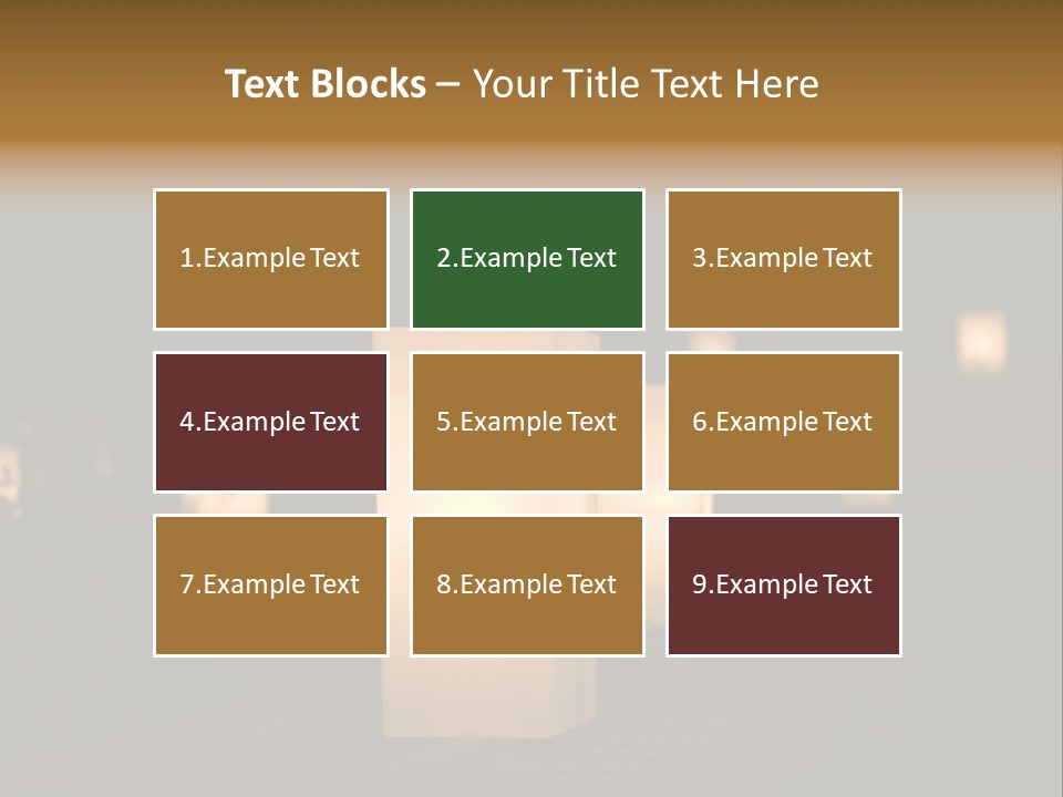 Luminaries At Night PowerPoint Template