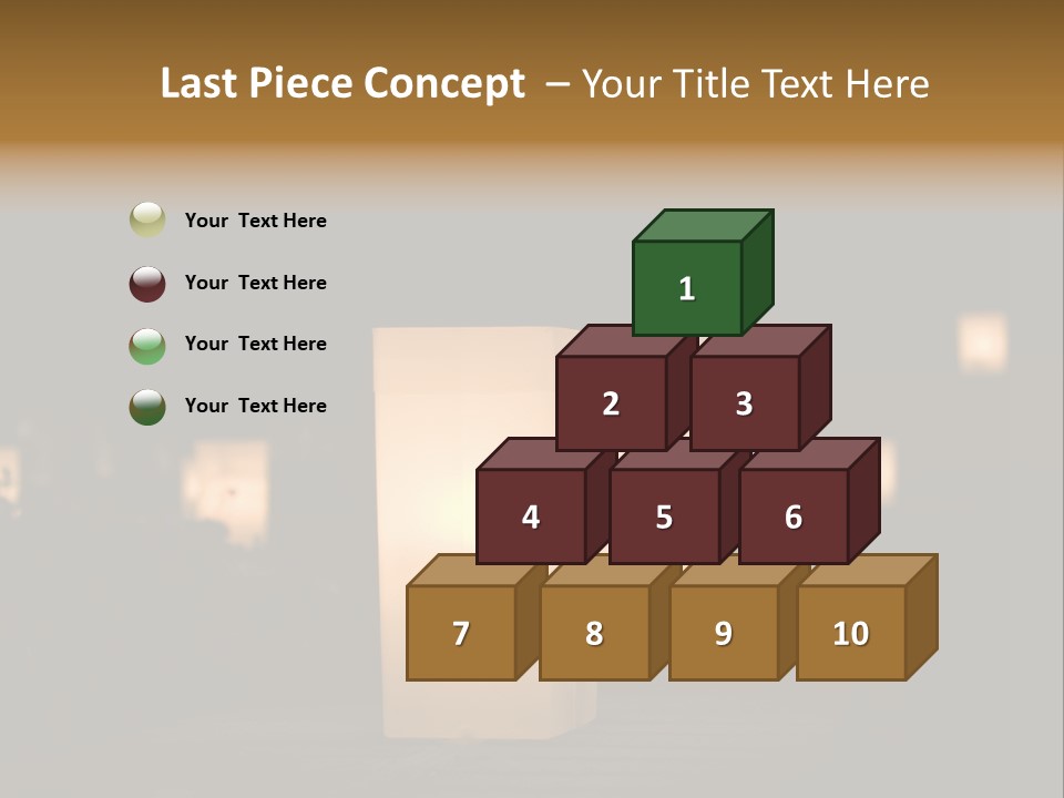 Luminaries At Night PowerPoint Template