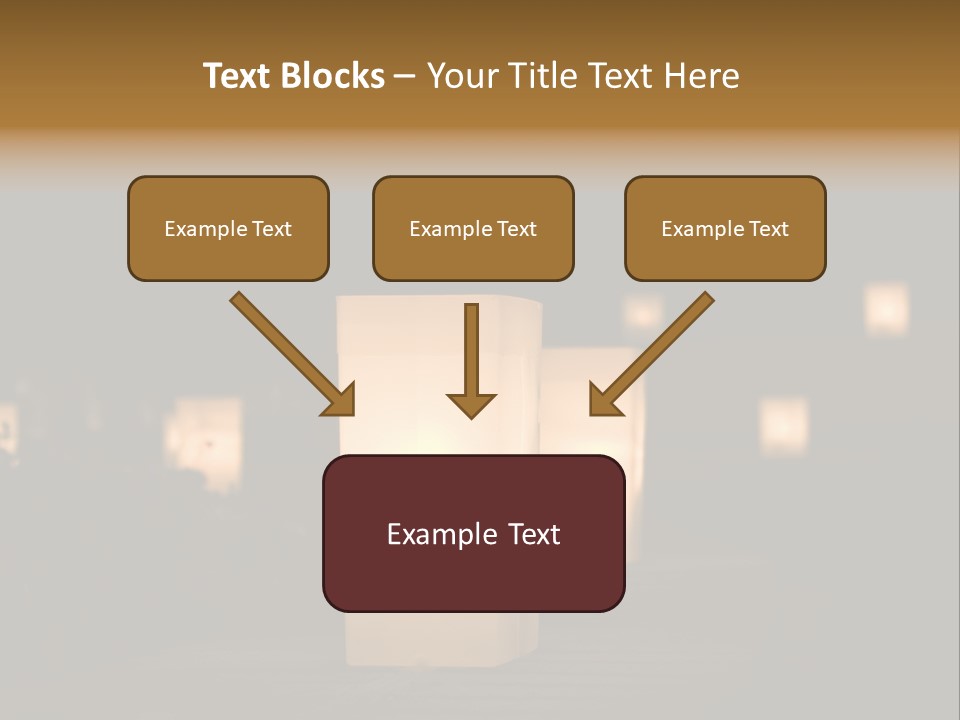 Luminaries At Night PowerPoint Template