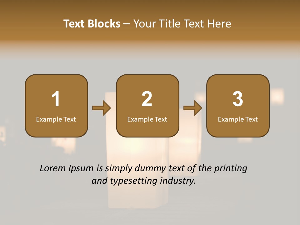 Luminaries At Night PowerPoint Template