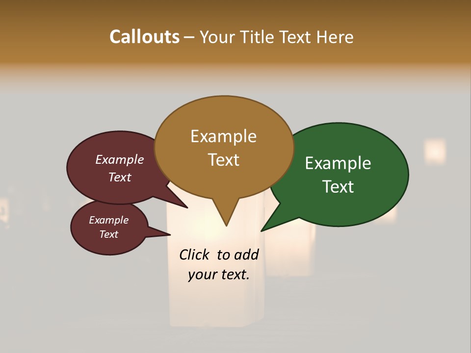 Luminaries At Night PowerPoint Template