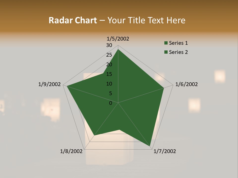 Luminaries At Night PowerPoint Template