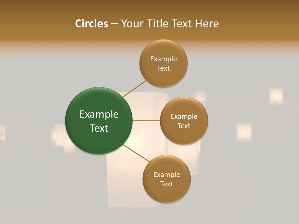 Luminaries At Night PowerPoint Template