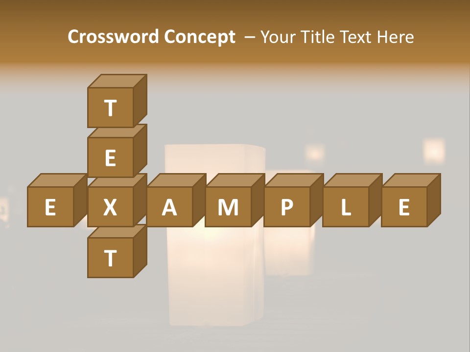 Luminaries At Night PowerPoint Template