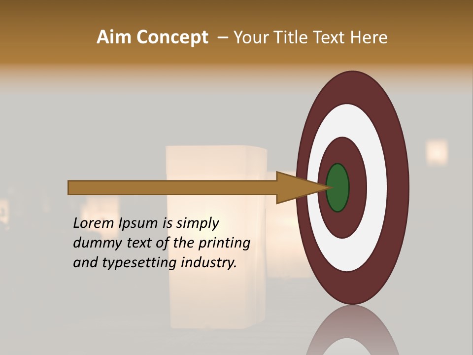 Luminaries At Night PowerPoint Template