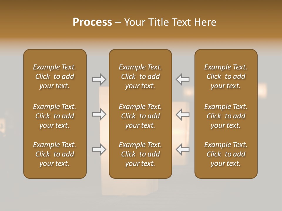 Luminaries At Night PowerPoint Template