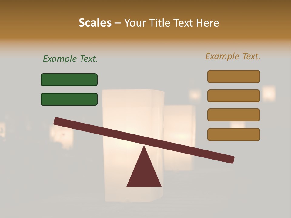 Luminaries At Night PowerPoint Template