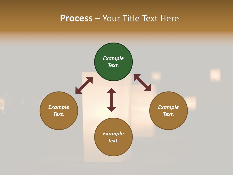 Luminaries At Night PowerPoint Template
