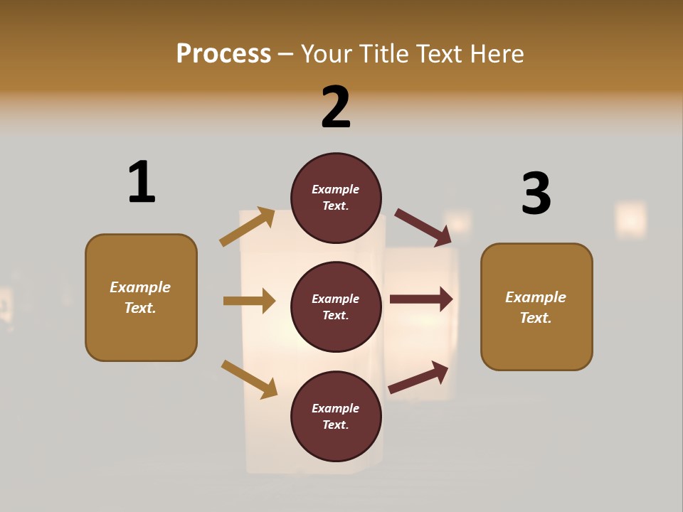 Luminaries At Night PowerPoint Template