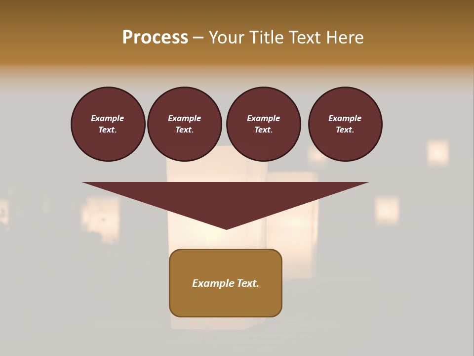 Luminaries At Night PowerPoint Template